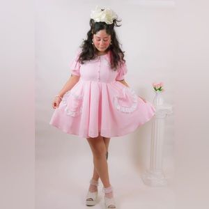 Miss Candyholic Pink Gumdrop Dress — 3X